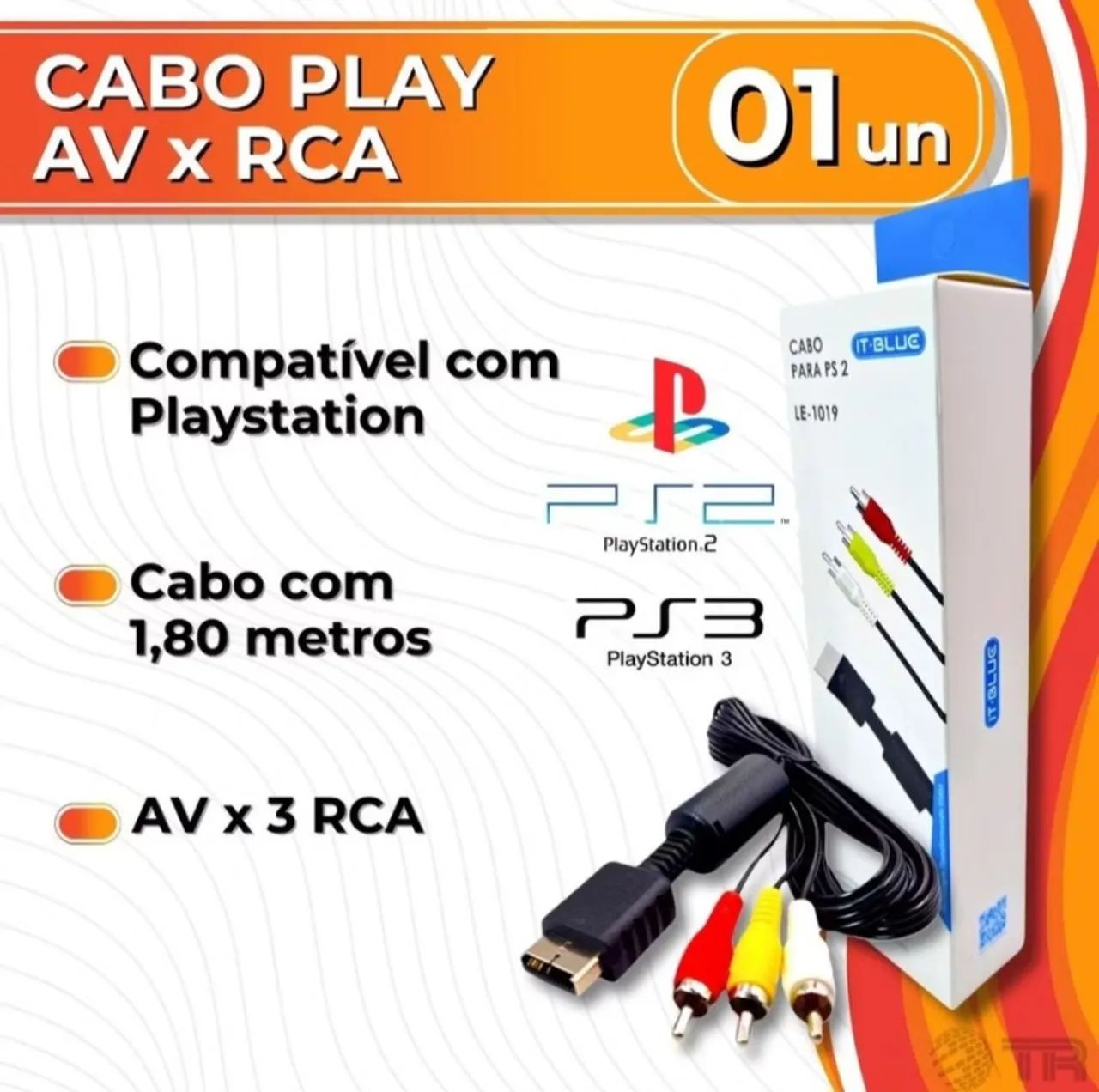 Cabo de Vídeo para PlayStation 2 - It-blue