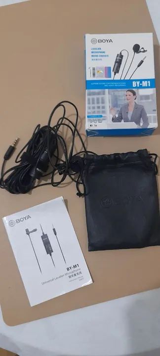 Microfone Lapela Boya By-M1 - Com fio - Foto 2