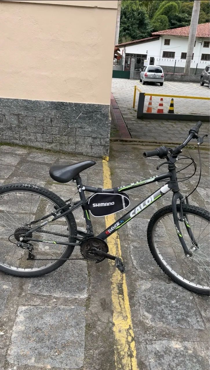 Bicicleta Caloi Twister Aro 26, Freio V-Brake, Headtube Oversize, 21 Marchas Preta - Foto 2