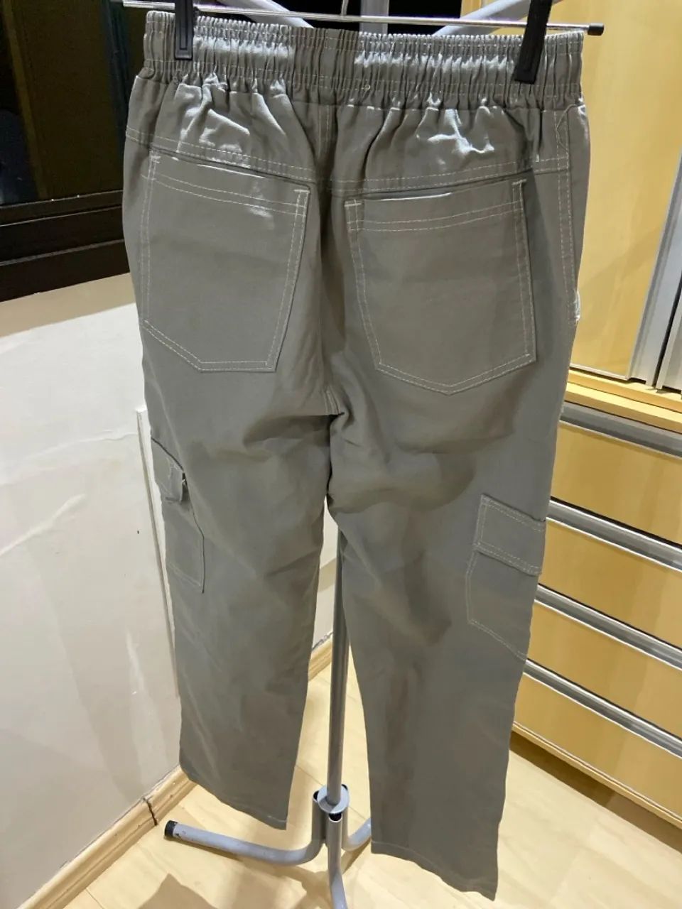 Calça Cargo Cinza - Foto 2