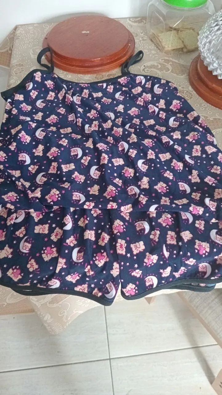 Camisola,sutiân,baby Dow,calcinha,chortinho - Foto 5