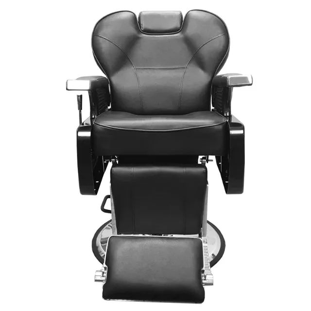 Poltrona de Barbearia Colorado Com Suporte Base Hidráulica Cromada - Foto 3