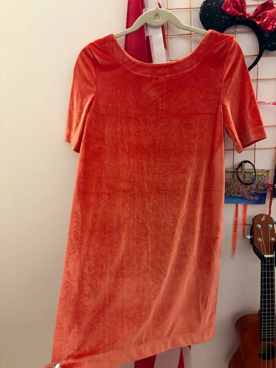 Vestido FARM veludo- TAM M