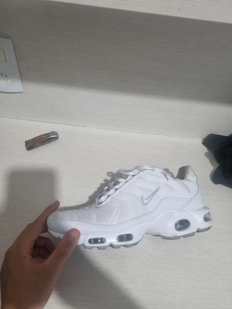 Tenis Air max Plus TN (TRIPLE WHITE) 40 - Foto 4
