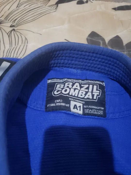 Kimono de Jiu-Jitsu Brazil Combat - Azul - Foto 2