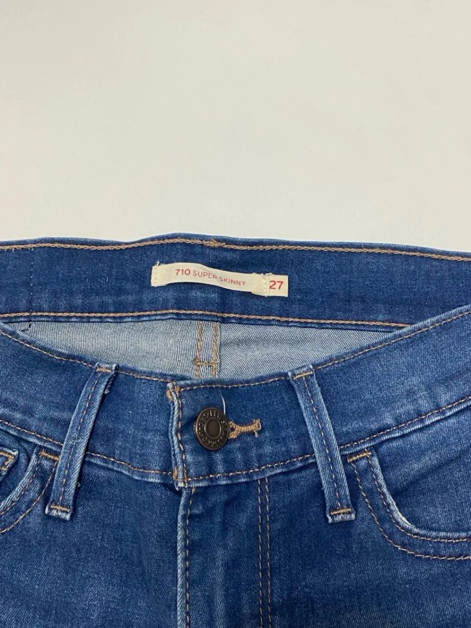 Calça Jeans Skinny Azul Feminina Levis - Foto 2
