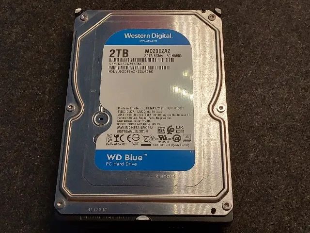 HD Western Digital WD BLUE 2TB SATA 6 Gb/s