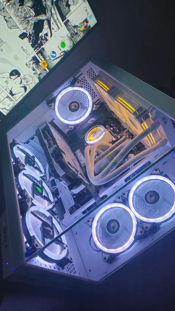 PC GAMER BRANCO-ALTO DESEMPENHO