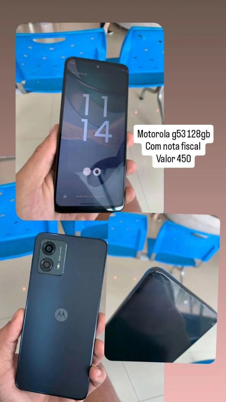 Motorola g53 com nota fiscal