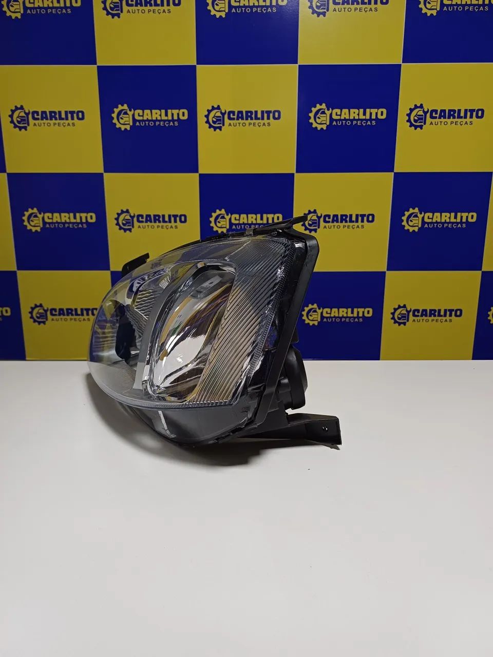 Farol GM Montana/Corsa2 03/11 Cromado ou Máscara negra L/D L/E - Foto 4