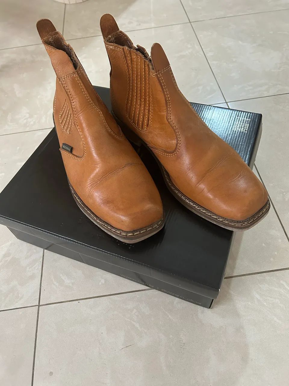 Bota de couro 44 - Foto 2