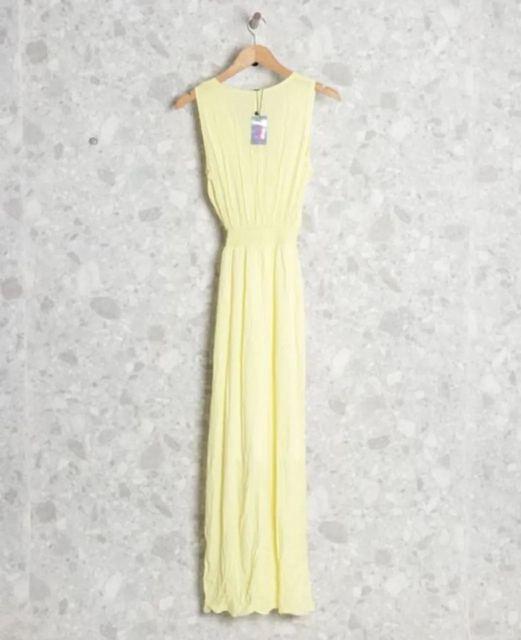Vestido longo amarelo - Foto 2