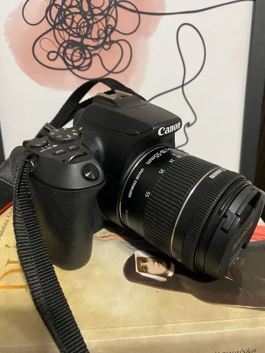 ? Canon SL3 + Lente 18-55mm | Excelente Estado | R$ 3.100 - Foto 3