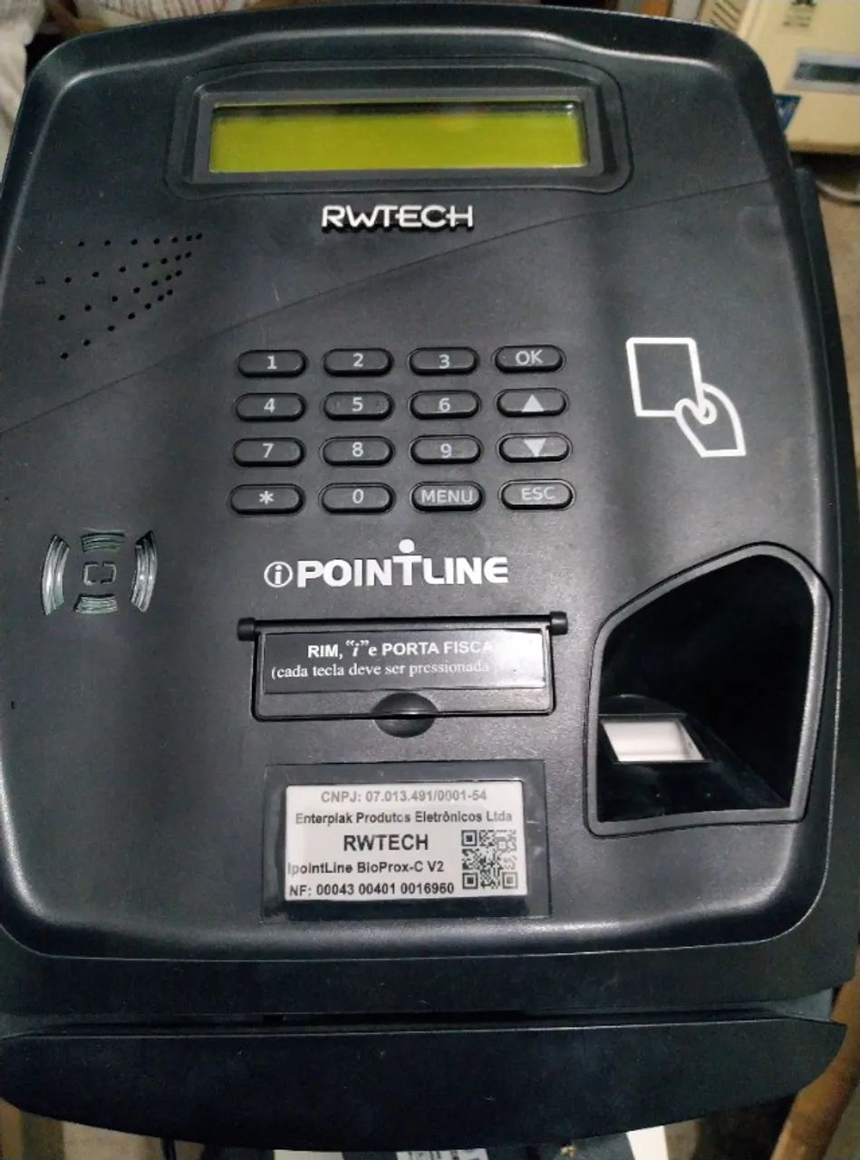 Relógio Ponto Funcionários Rwtech Bioprox-c V2 - Bem novinho!! - Foto 6
