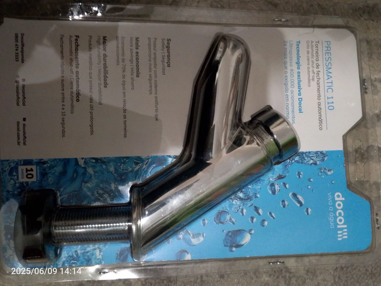 Torneira Pressmatic 110 Docol