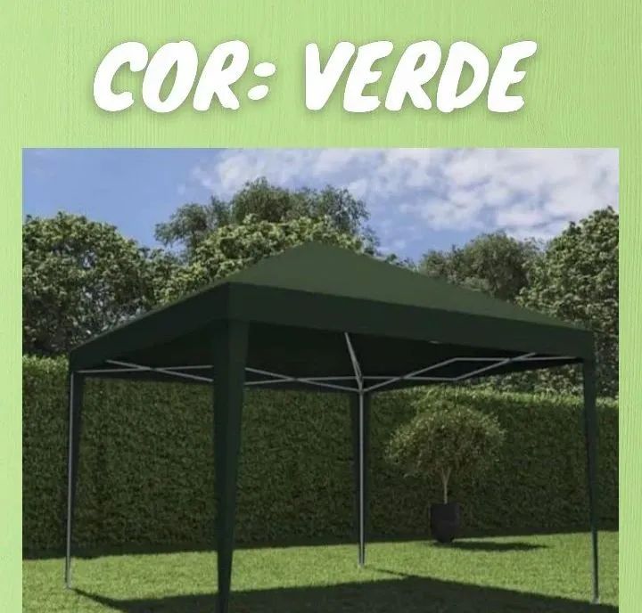 TENDAS BRANCAS E VERDES  - Foto 2
