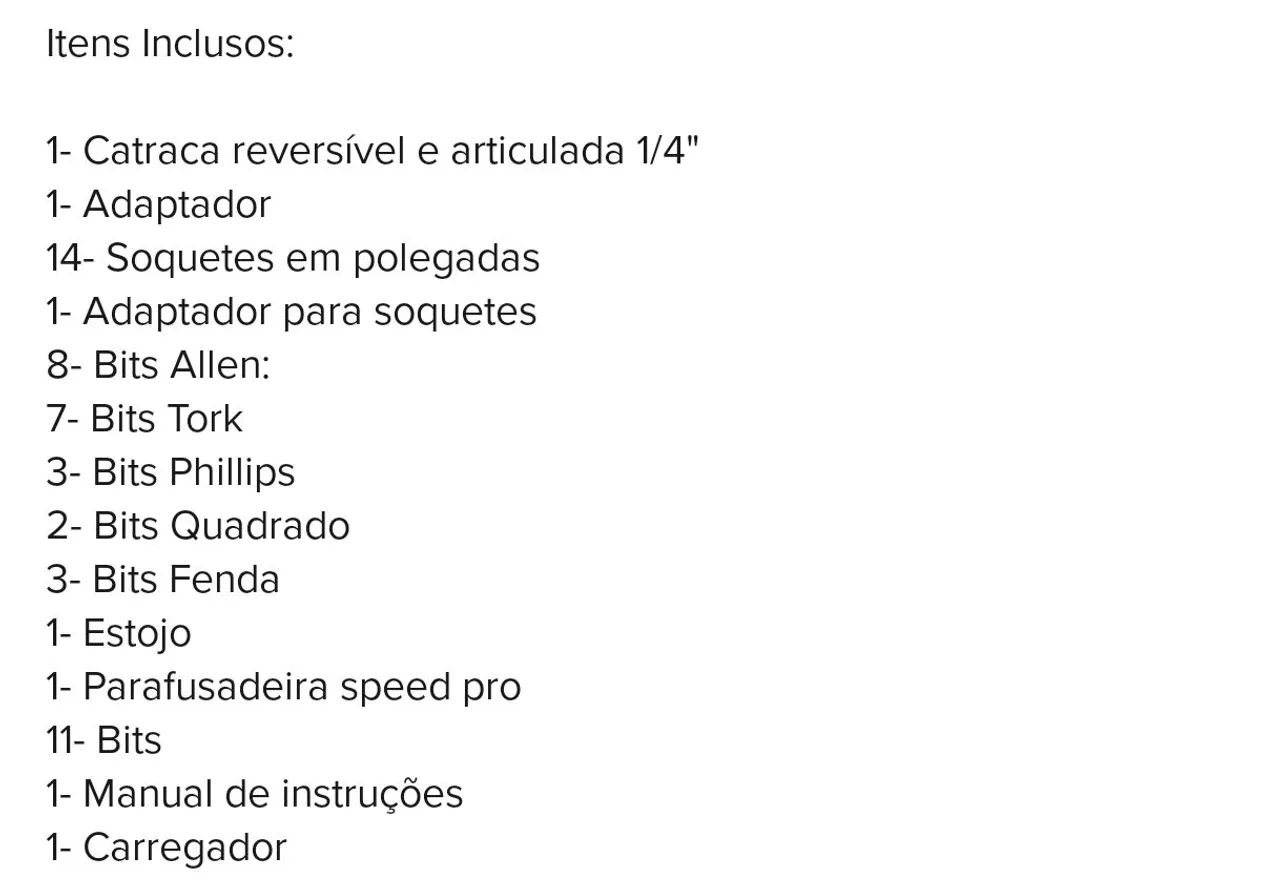 Parafusadeira com 11 bits Bivolt + Catraca 41 peças - Foto 5
