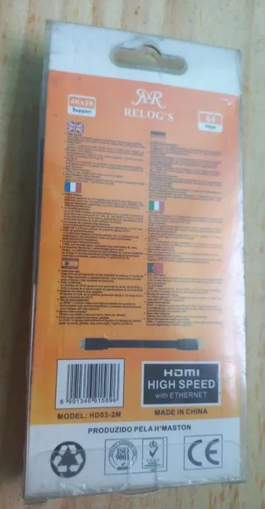 Cabo HDMI 4K com Ethernet - Alta Velocidade. <br>@lm_tecnologia.oficial - Foto 2