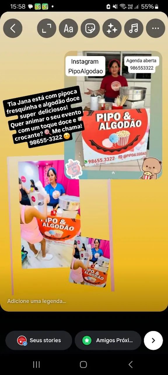 Aluguel de pipoca e Algodão doce  da Tia Jana - Foto 2