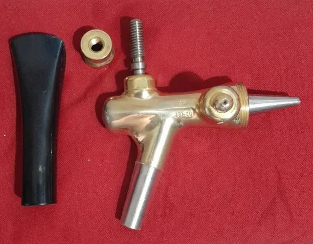 Torneira De Chopp Italiana Vin Service - Dourada - Foto 4