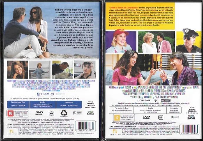 Kit DVD Salma Hayek: Ensina-me o Amor + Como se tornar um conquistador (c/ Eugenio Derbez) - Foto 2