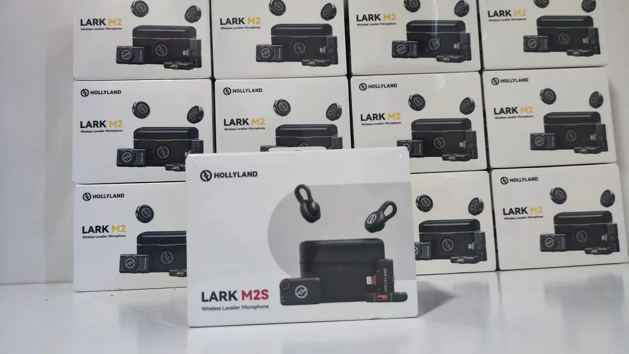 Microfone sem Fio Hollyland Lark M2S Ultimate Combo Lacrado 