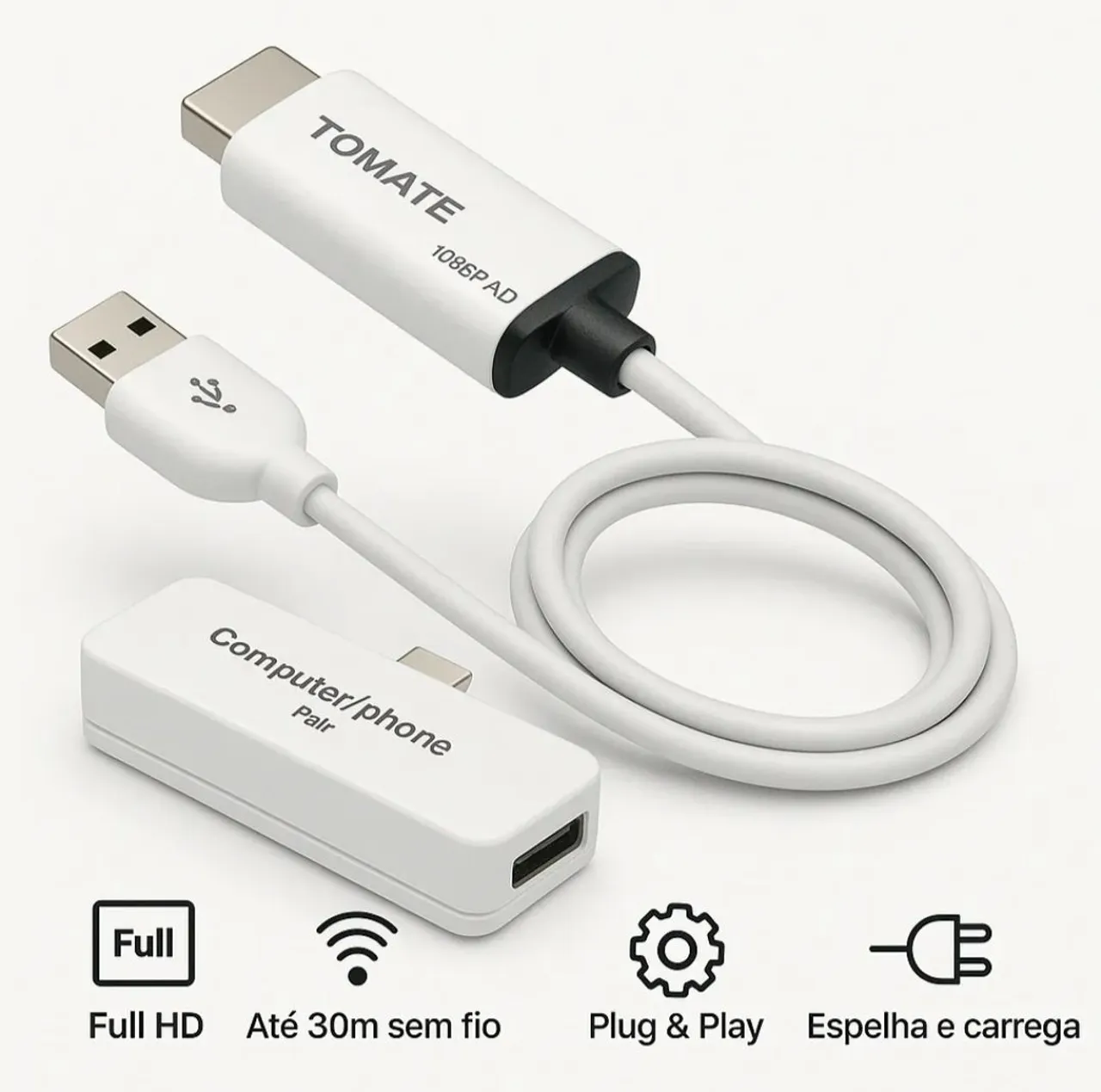 Adaptador HDMI para Celular / Computador - Full HD