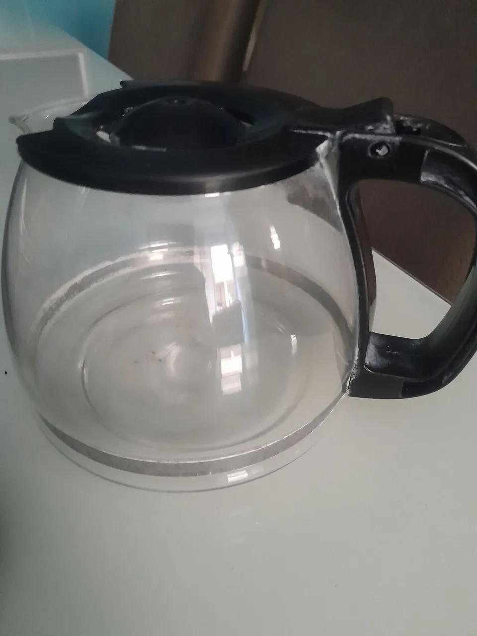 Jarra de vidro para café