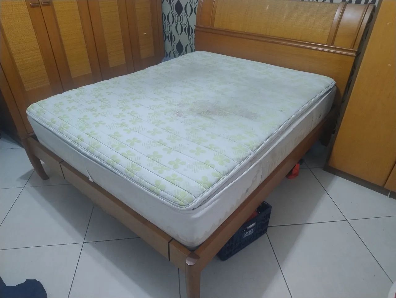 Cama Box de casal com colchão  - Foto 3