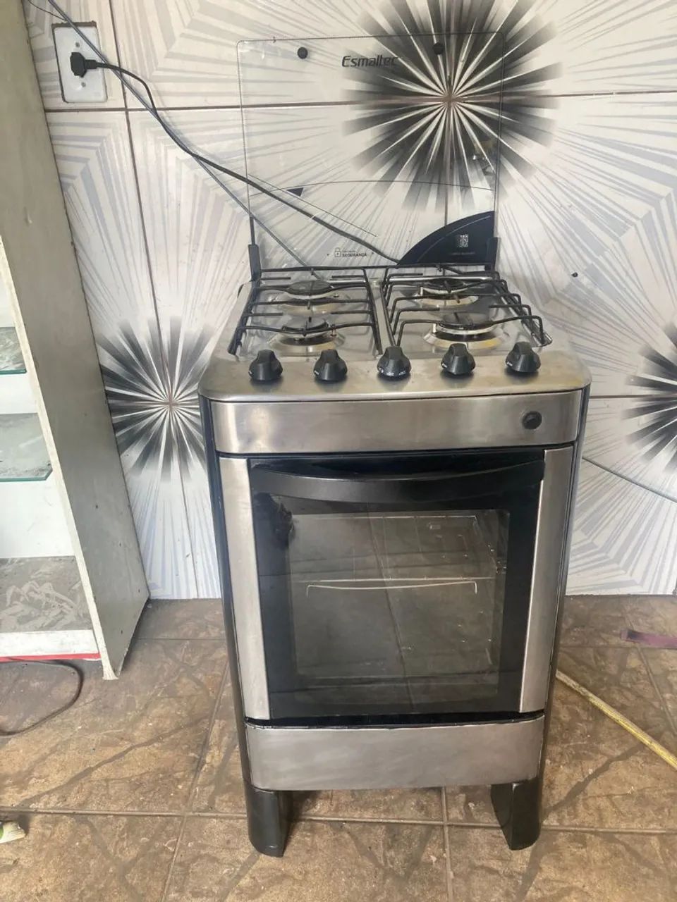 Fogão Esmaltec Inox 4 Bocas - Foto 4