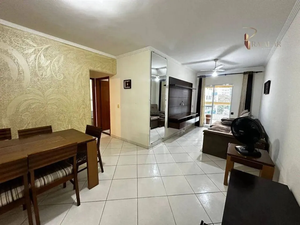 Apartamento para locação em Praia Grande com 2 Quartos a 200 metros da Praia