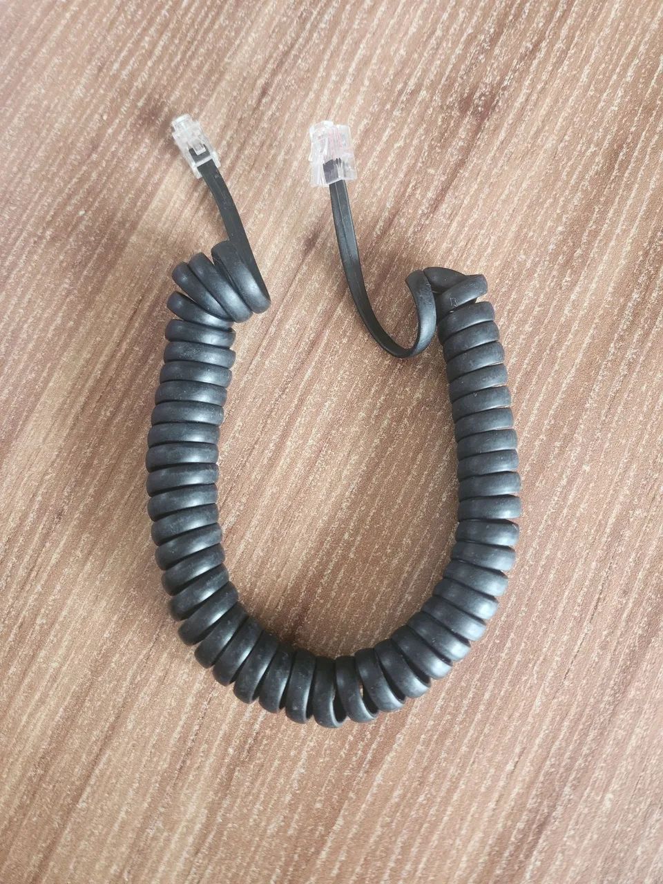 Cordão cabo aspiral fio de telefone 