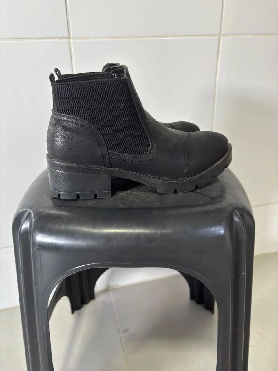 Bota coturno feminino 