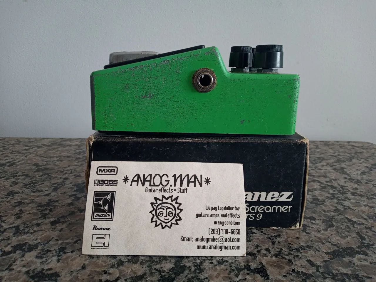 ギター Ibanez TS-9 Analog Man Mod #808 Overdrive Ibanez TS9 Analogman Silver Mod 808 - Instrumentos