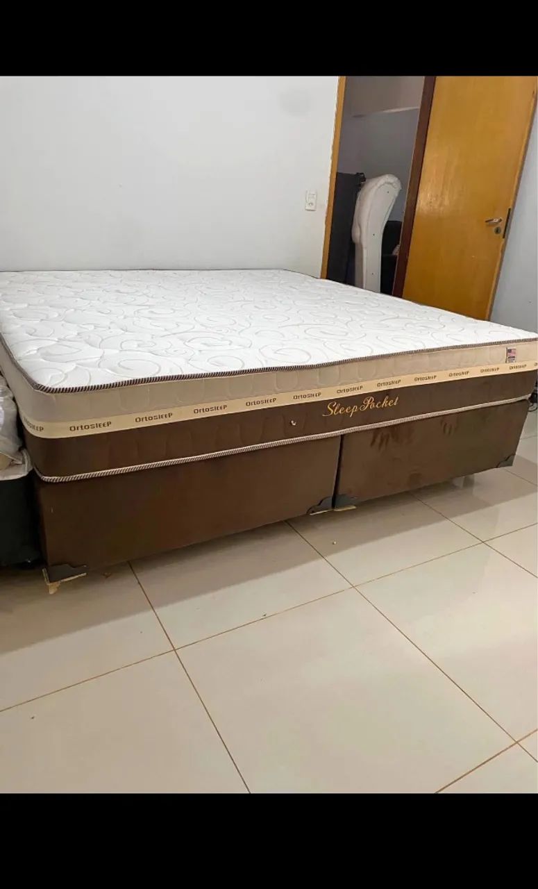 Cama box colchão d33 suporte