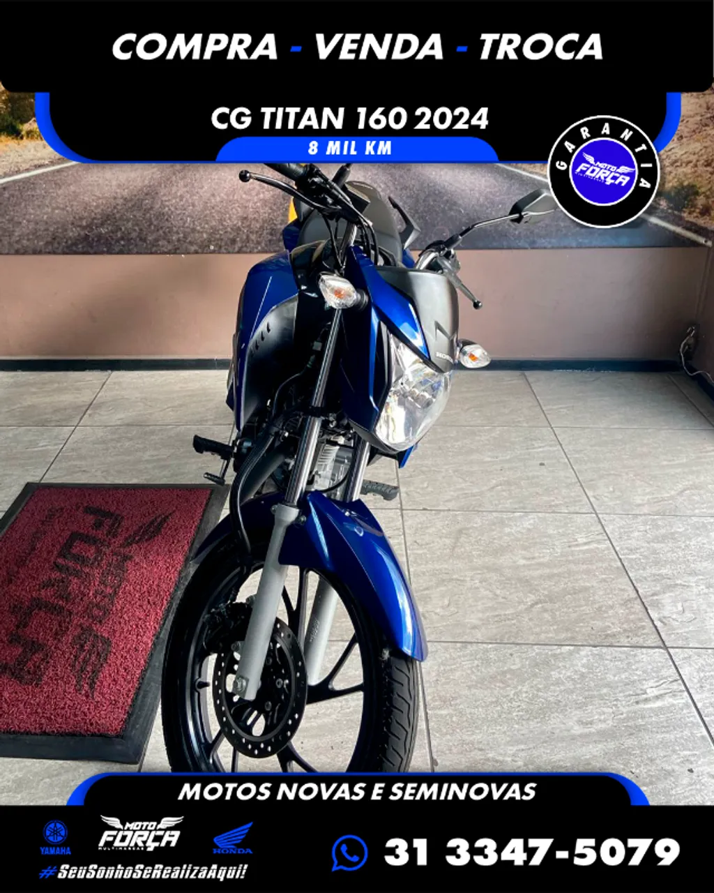 TITAN 160 24/24 AZUL