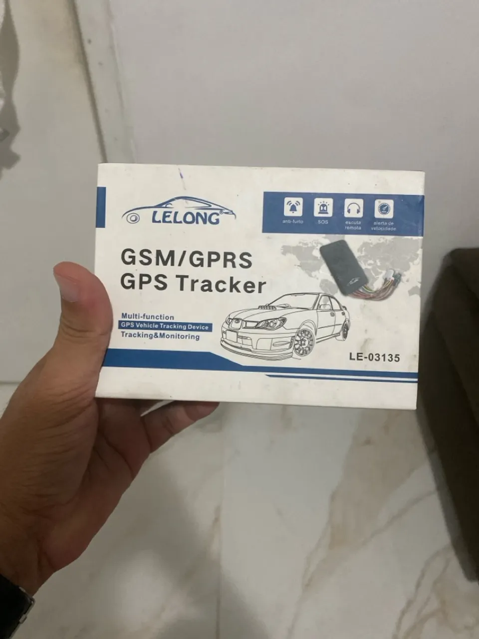 Rastreador GPS GSM/GPRS Lelong LE-03135 - Localização e Monitoramento