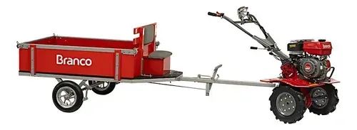 Motocultivador Microtrator Tratorito Tobata BTTG 7.5 - 800 P.M Tratorito com carreta - Foto 2