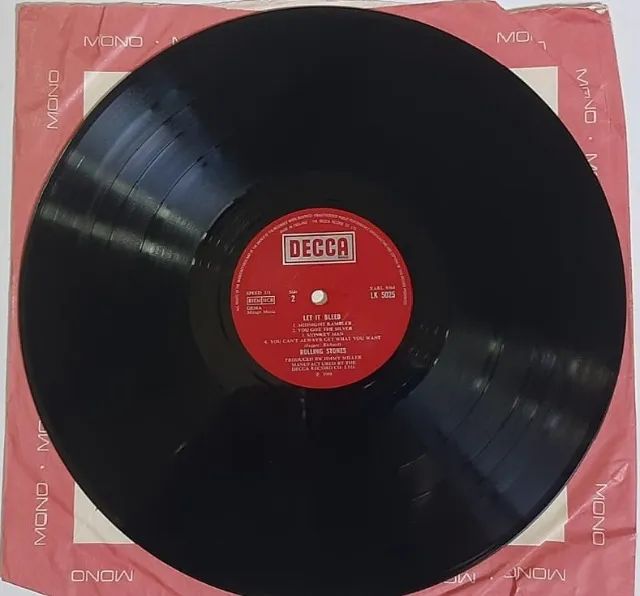 The Rolling Stones - Let it Bleed (1969)  Versão mono, Decca - LK 5025  - Foto 5