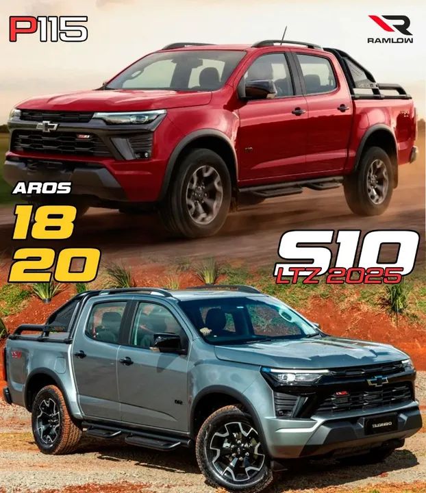 Jogo de Rodas Chevrolet S10 e Trailblazer  aro 18 polegadas diamantada com preto 6x139