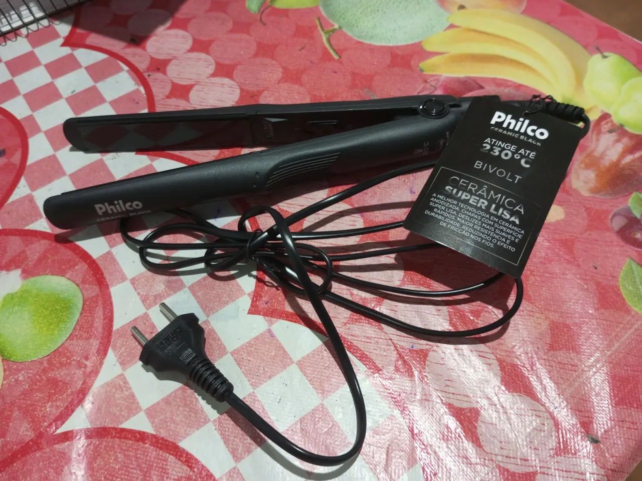 Prancha de cabelo Philco Ceramic Black - Foto 3