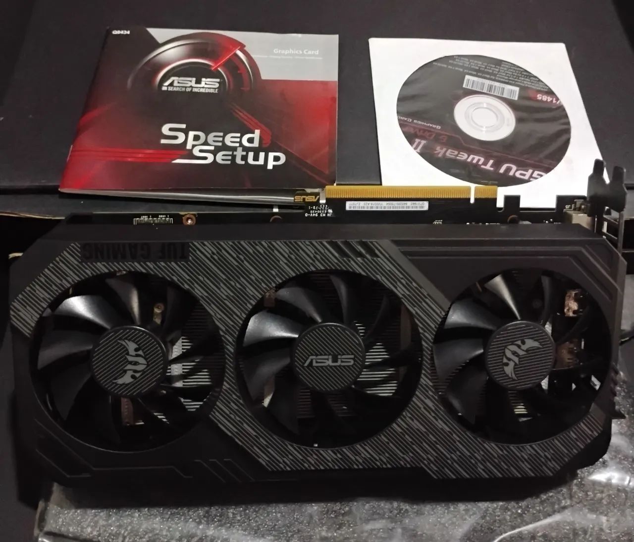 Placa de Vídeo ASUS TUF 1660 SUPER 3 FANS