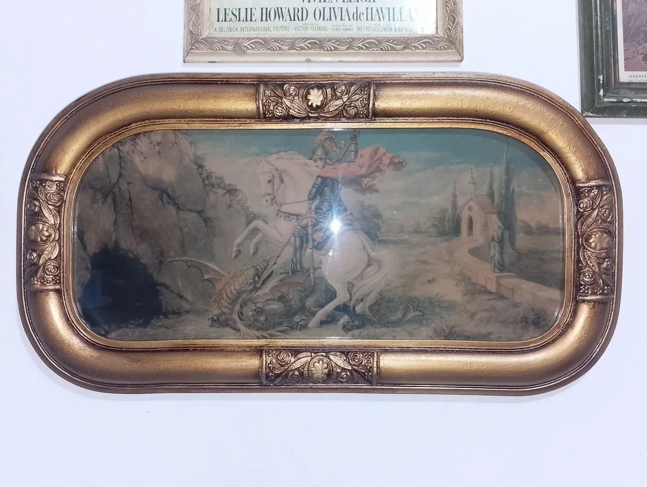 Quadro religioso São Jorge  - Foto 6