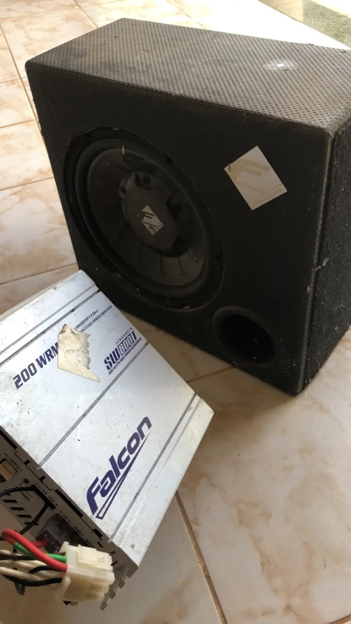 Subwoofer e Amplificador Falcon SW6001