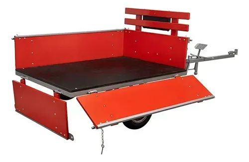 Motocultivador Microtrator Tratorito Tobata BTTG 7.5 - 800 P.M Tratorito com carreta - Foto 3