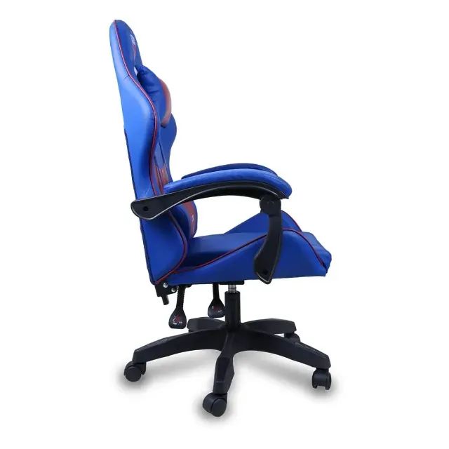 Cadeira Gamer GT Leão, Reclinável, Almofada Lombar/Cervical, Suporta Até 120Kg - WZeta - Foto 4
