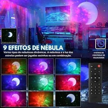 Projetor galáxia astronauta Bluetooth  - Foto 4