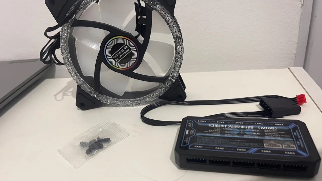 Cooler para PC 120mm RGB - Foto 5