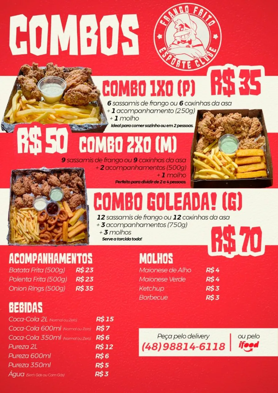 Combo Frango Frito - Sabores Irresistíveis para Compartilhar!