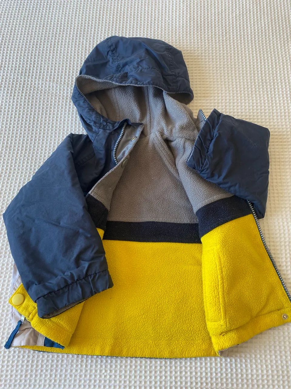 Jaqueta infantil com capuz, forrada - Foto 2
